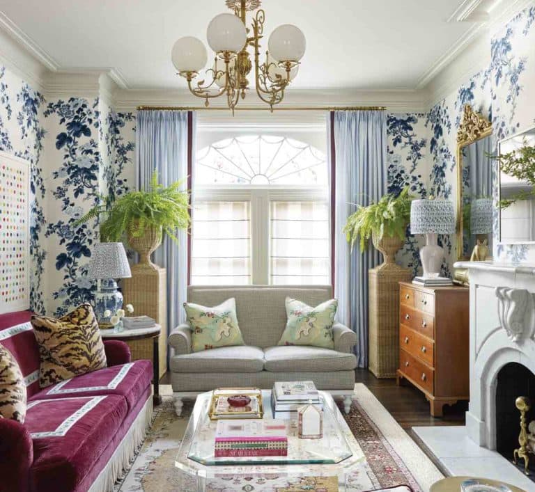 This Chicago Designer Turned Her Historic Townhouse Into a Floral ...