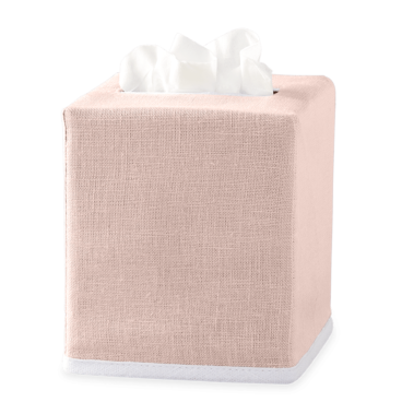 Square Tissue Box Cover - Bone | OKA US