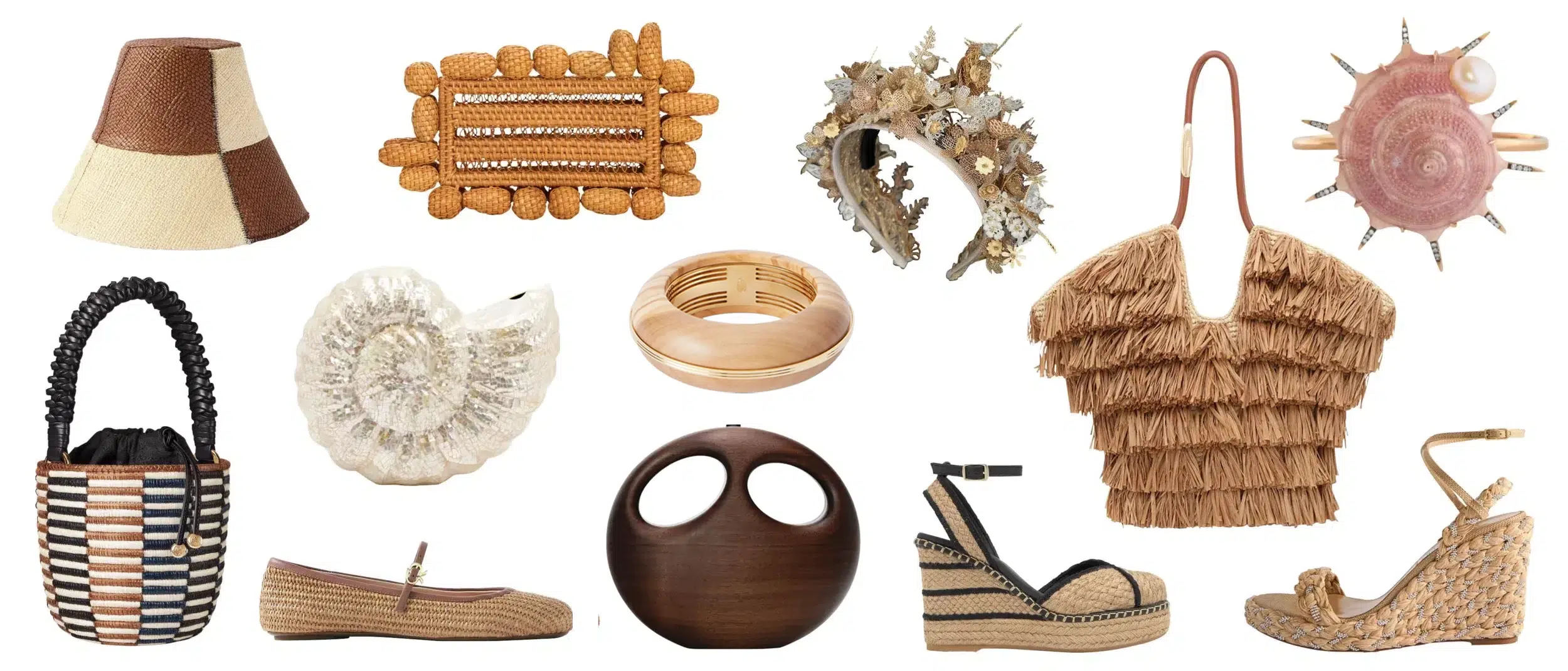 Strawbridge and Clothier　オーナメント10個＋パーツ Summer Accessories Turn Natural Materials Into Art– Frederic Magazine